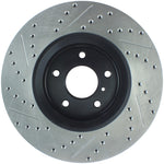 StopTech 11/05 Infiniti FX35/45 SportStop Slotted & Drilled Front Left Rotor