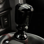 Raceseng Ashiko Shift Knob (Gate 4 Engraving) M12x1.25mm Adapter - Black Gloss