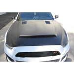 Anderson Composites 2015-2017 Ford Mustang Super Snake Style Hood Fiberglass