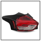 Spyder 15-17 Ford Focus Hatch LED Tail Lights w/Indicator/Reverse - Red Clr (ALT-YD-FF155D-LED-RC)