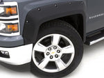 Lund 15-17 Chevy Silverado 2500 RX-Rivet Style Smooth Elite Series Fender Flares - Black (2 Pc.)