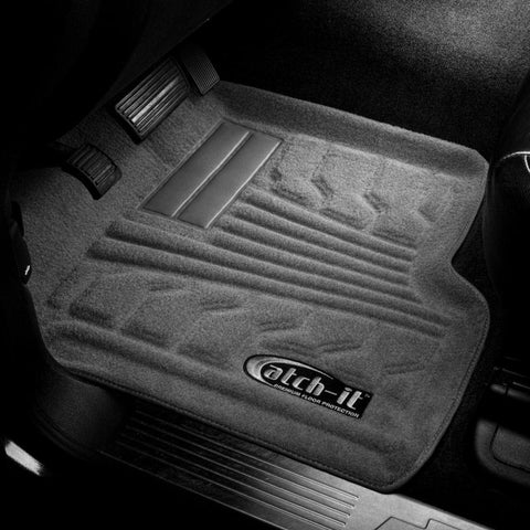 Lund 07-17 Jeep Wrangler Catch-It Carpet Front Floor Liner - Grey (2 Pc.)
