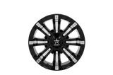 RBP 94R 18x9.0 8x170 BP / 5 BS 0mm Offset 129mm CB (Hub Centric) Black w/Chrome Inserts Wheel