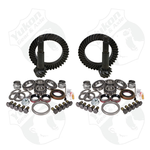Yukon Gear Gear & Install Kit Package For Jeep JK Rubicon in a 4.56 Ratio