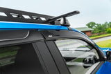 AVS 15-18 Chevy Colorado Crew Cab Ventvisor Low Profile Window Deflectors 4pc - Matte Black