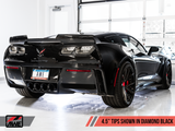 AWE Tuning 14-19 Chevy Corvette C7 Z06/ZR1 (w/o AFM) Touring Edition Axle-Back Exhaust w/Black Tips