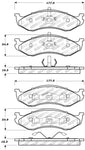 StopTech Sport Brake Pads w/Shims and Hardware - Rear