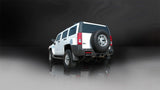 Corsa 06-08 Hummer H3 3in Cat-Back Dual Rear w Single 4in Black Pro-Series Tips