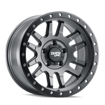 Dirty Life 9309 Canyon Pro 17x9/5x127 BP/-38mm Offset/71.5mm Hub Satin Graphite Wheel - Beadlock