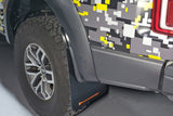 Rally Armor 17-19 Ford F-150 Raptor UR Black Mud Flap w/ Dark Grey Logo