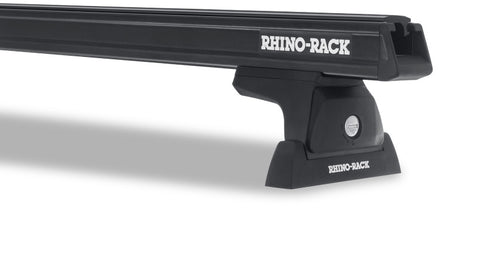 Rhino-Rack Heavy Duty 59in 2 Bar Roof Rack (No Tracks) - Black