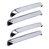 AVS 81-89 Lincoln Town Car Ventshade Front & Rear Window Deflectors 4pc - Stainless