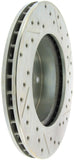 StopTech Select Sport 99-04 Jeep Grand Cherokee SportStop Slotted & Drilled Front Right Rotor