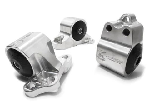 Innovative 92-95 Civic B/D Series Black Aluminum Mounts 95A Bushings (3 Bolt)