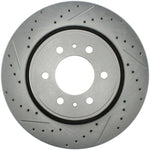 StopTech 07-17 Lincoln Navigator / Ford Expedition Sport Slotted & Drilled Right Front Brake Rotor