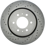 StopTech 07-17 Lincoln Navigator / Ford Expedition Sport Slotted & Drilled Right Front Brake Rotor