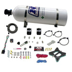 Nitrous Express 96-04 Ford Mustang 4.6L 2 Valve Nitrous Plate Kit w/15lb Bottle