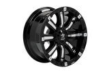 RBP 94R 20x10 6x135 BP / 5.5 BS 0mm Offset 87mm CB (Hub Centric) Black w/Chrome Inserts Wheel