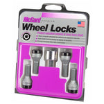 McGard Wheel Lock Bolt Set - 4pk. (Cone Seat) M12X1.25 / 17mm Hex / 22.0mm Shank Length - Black