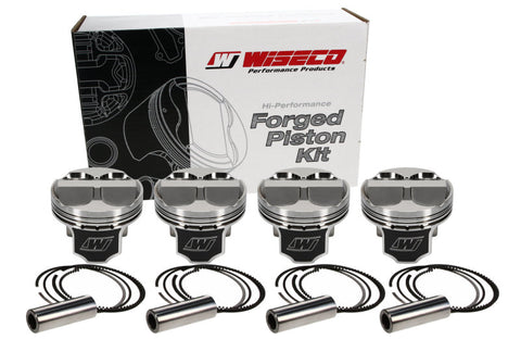 Wiseco Acura 4v Domed +8cc STRUTTED 86.5MM Piston Shelf Stock Kit