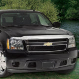 AVS 07-13 Chevy Avalanche High Profile Hood Shield - Chrome