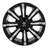 RBP 94R 20x10 8x170 BP / 5.5 BS 0mm Offset 129mm CB (Hub Centric) Black w/Chrome Inserts Wheel