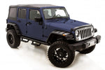 Lund 07-17 Jeep Wrangler RX-Rivet Smooth Elite Series Fender Flares w/Black Bolts - Black (4 Pc.)