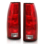 ANZO 1988-1999 Chevy C1500 Taillight Red/Clear Lens w/ Circuit Board?(OE Replacement)