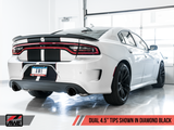 AWE Tuning 17+ Dodge Charger 5.7 Track Edition Exhaust - Diamond Black Tips