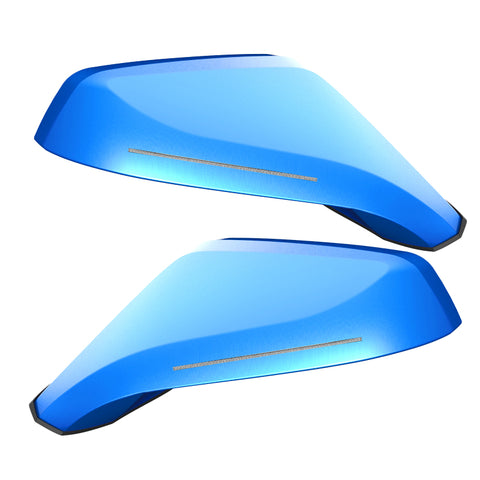 Oracle 10-15 Chevy Camaro Concept Side Mirrors - Dual Intensity - Kinetic Blue (WA7S)