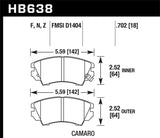 Hawk Camaro V6 HP+ Street Front Brake Pads