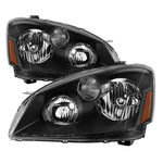 Xtune Nissan Altima 05-06 Halogen Model Only OEM Style Black Bezel Headlights HD-JH-NA05-AM-BK