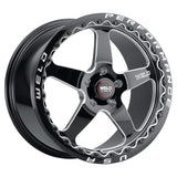 Weld 17x10 Ventura Beadlock 5x114.3 ET00 BS5.50 Gloss BLK MIL DIA 78.1