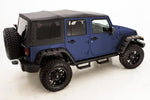 Lund 07-17 Jeep Wrangler RX-Rivet Smooth Elite Series Fender Flares w/SS Bolts - Black (4 Pc.)