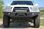 DV8 Offroad 05-15 Toyota Tacoma Front Bumper Winch Ready - Black Powdercoat