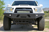 DV8 Offroad 05-15 Toyota Tacoma Front Bumper Winch Ready - Black Powdercoat