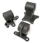 Innovative 90-93 Accord F-Series Black Steel Mounts 85A Bushings