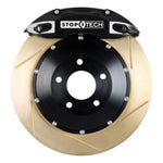 StopTech 06-09 Honda S2000 ST-40 Black Calipers 328x28mm Slotted Coated Rotors Front Big Brake Kit