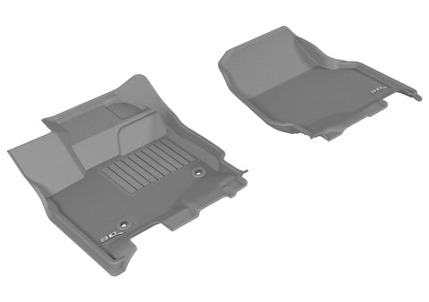 3D MAXpider 2015-2020 Ford F-150 Sprcab/Sprcrew Kagu 1st Row Floormat - Gray