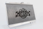 CSF 01-07 Mitsubishi Evo 7/8/9 Full Size Slim Radiator w/12in Fan & Shroud/-16AN & Slip-On Fittings