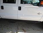 RBP RX-7 Step Bars 99-16 F250/350/450/550 Super Duty Crew Cab 6.75ft. Box - Black