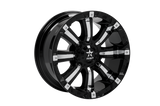 RBP 94R 20x10 6x135 BP / 5.5 BS 0mm Offset 87mm CB (Hub Centric) Black w/Chrome Inserts Wheel