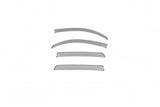 AVS 16-18 Toyota Tacoma Access Cab Low Profile Color Match Ventvisors 4pc - Silver Sky Metallic