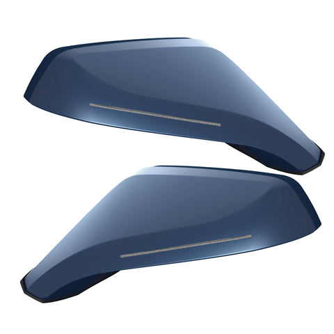 Oracle 10-15 Chevrolet Camaro Concept Side Mirrors - Berlin Blue (GHX)