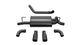 Corsa 18+ Jeep Wrangler JL 2.5in Dual Rear Exit Black Tips Sport Axle-Back Exhaust