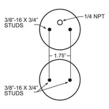 Firestone Ride-Rite Replacement Bellow 268C (For Kit PN 2488/2061) (W217606764)