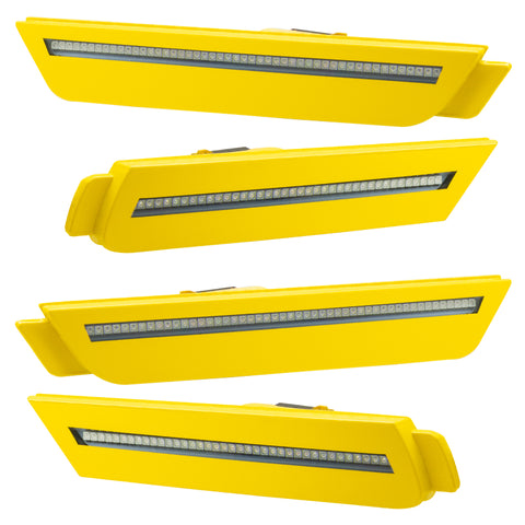 Oracle 10-15 Chevrolet Camaro Concept Sidemarker Set - Clear - Lemon Peel Yellow (G7D)