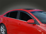 Stampede 2011-2015 Chevy Cruze Tape-Onz Sidewind Deflector 4pc - Smoke