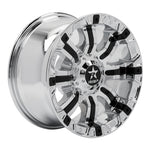 RBP 94R 18x10 8x170 BP / 5.5 BS 0mm Offset 129mm CB (Hub Centric) Chrome w/Black Inserts Wheel
