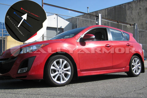 Rally Armor 2010+ Mazda3/Speed3 UR Black Mud Flap w/ Red Logo